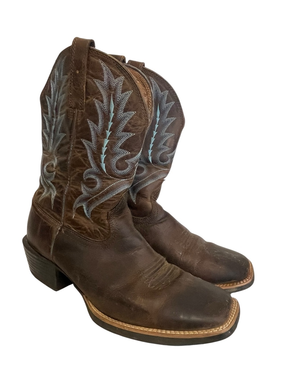 Ariat | Sport Outfitter Western Boots Blue Stitching Men's Size 10.5D